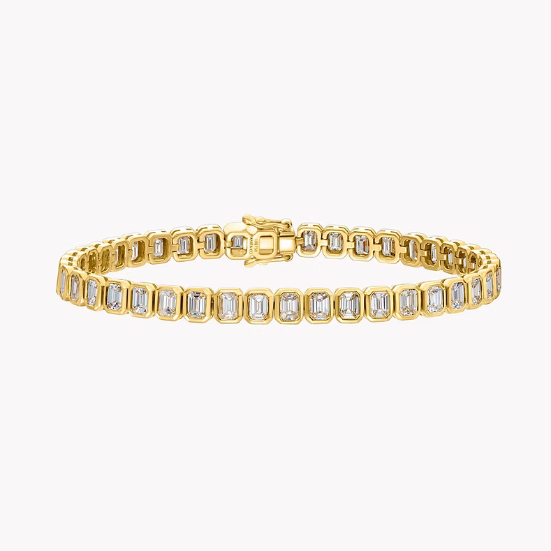 Tennis - Emerald Bezel