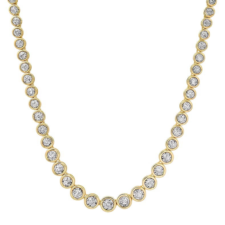 Round Bezel Necklace