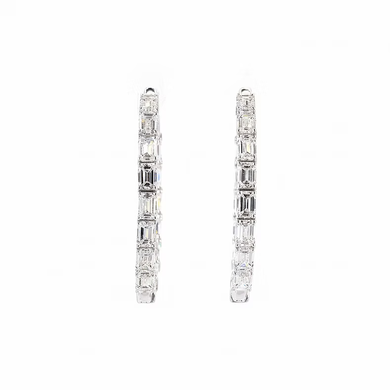 Emerald Hoops