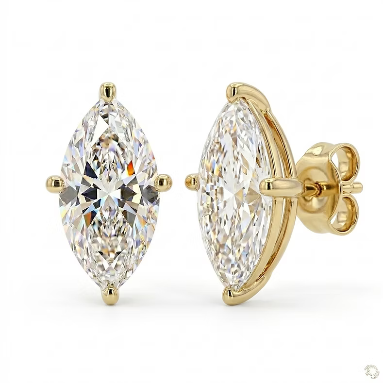 Marquise studs