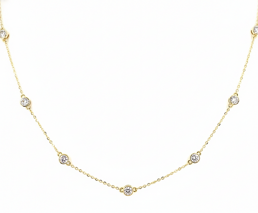 Diamond by Yard Necklace