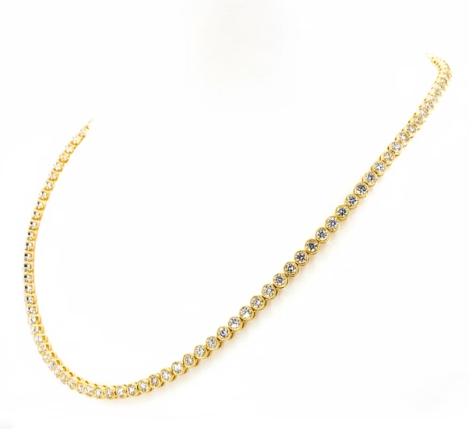 Round Bezel Necklace