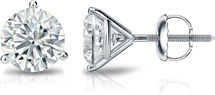 3 Prong Classic Diamond Studs